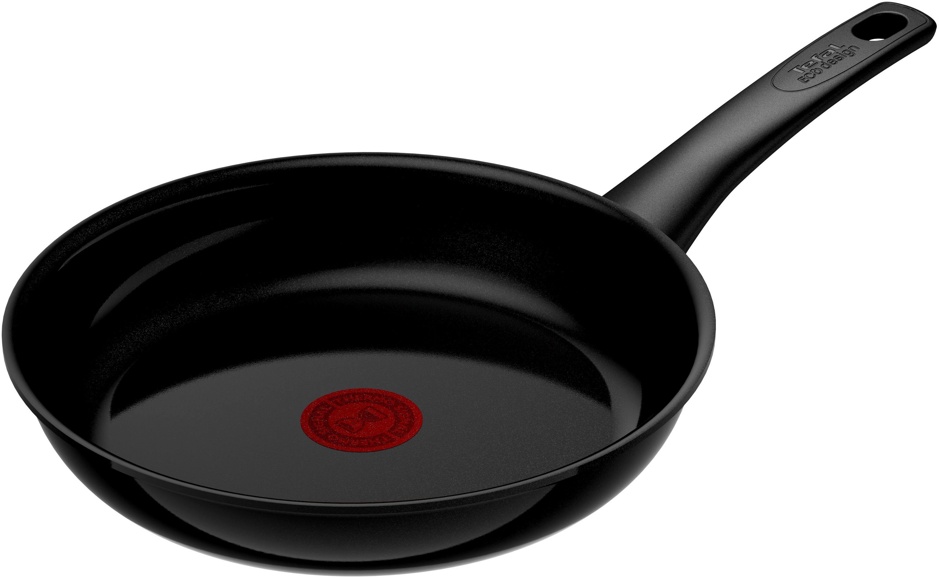 Garantiert echt Tefal Bratpfanne Renew recycelt, Aluminium On Thermo-Signal, Induktion (1-tlg), Black, umweltfreundlich