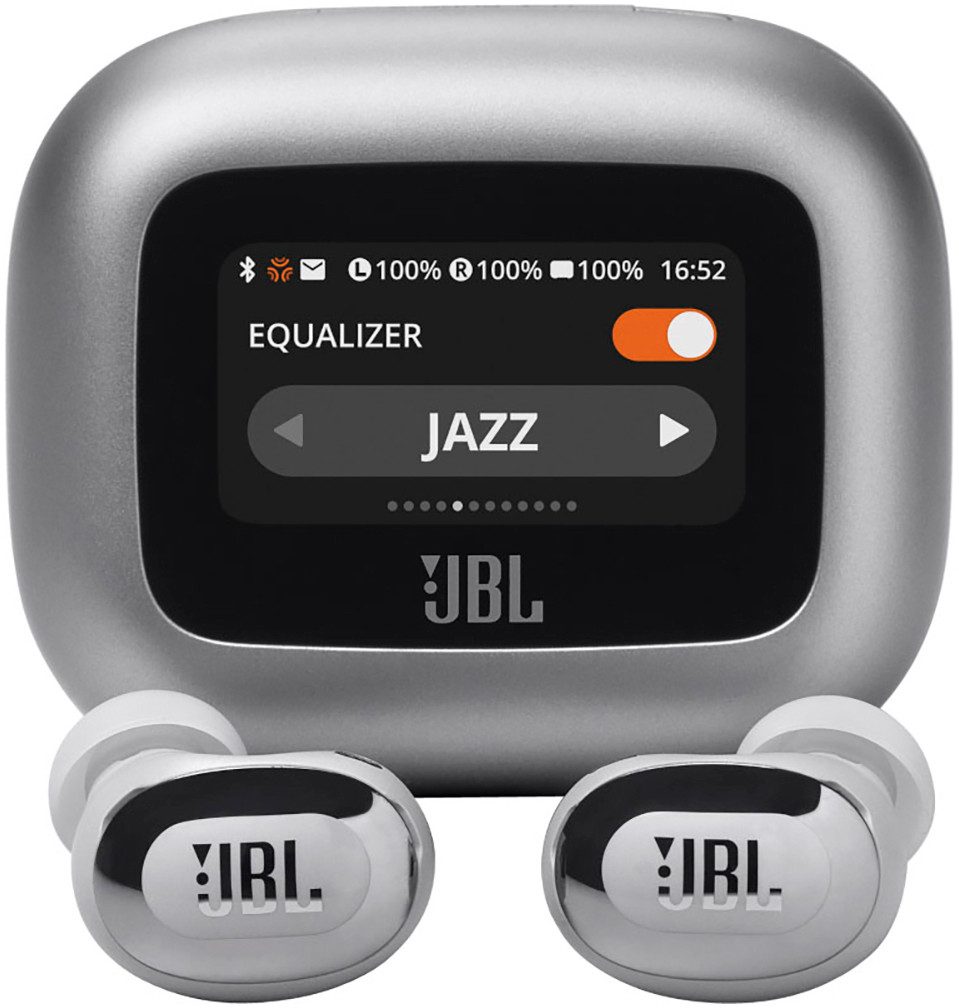 JBL LIVE BUDS 3 wireless In-Ear-Kopfhörer (Adaptive Noise-Cancelling, Hi-Res, Multi-Point-Verbindung, A2DP Bluetooth, True Adaptive Noise Cancelling, IP55, Personi-Fi 3.0)