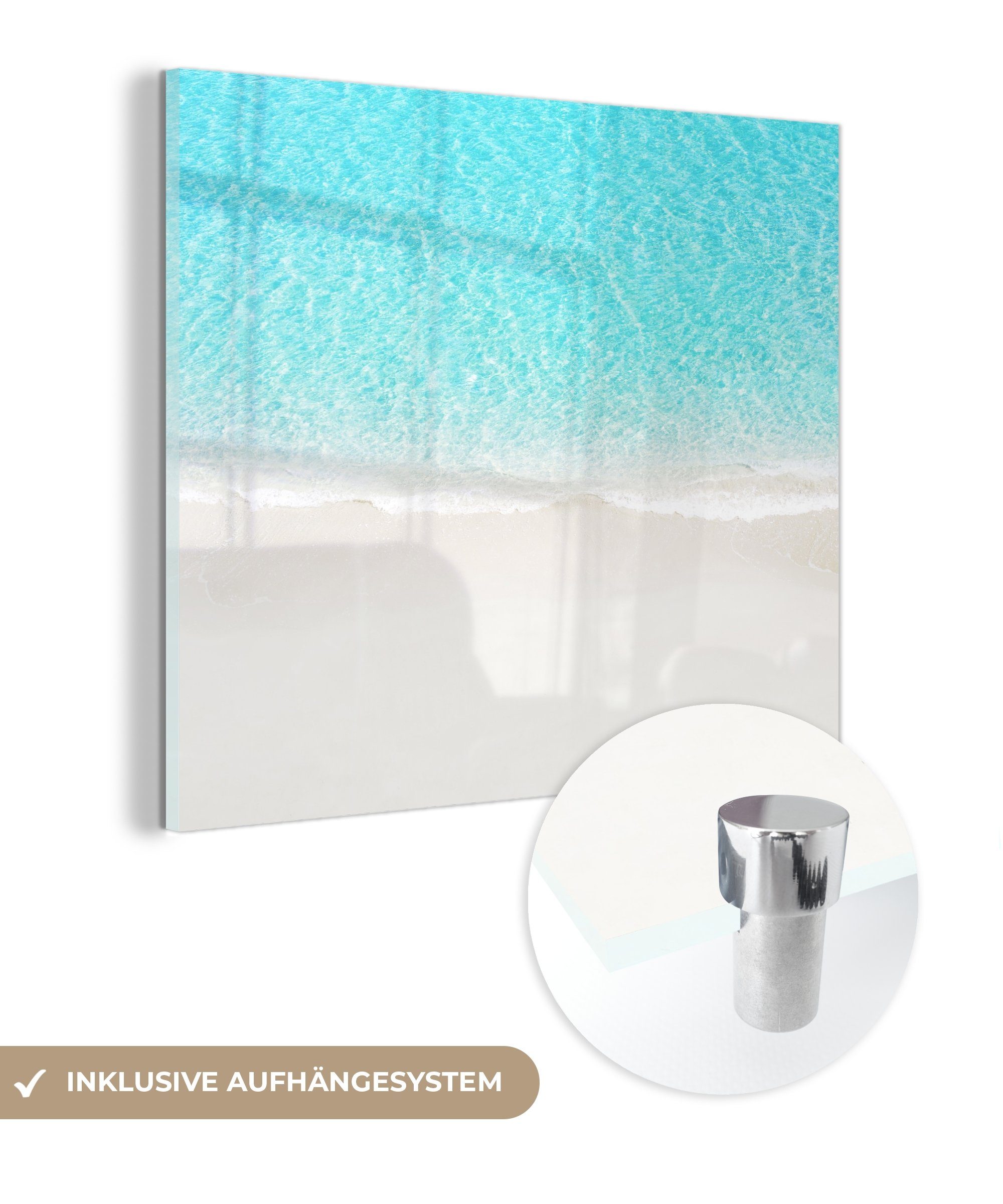MuchoWow Acrylglasbild Blau - Wasser - günstig online kaufen