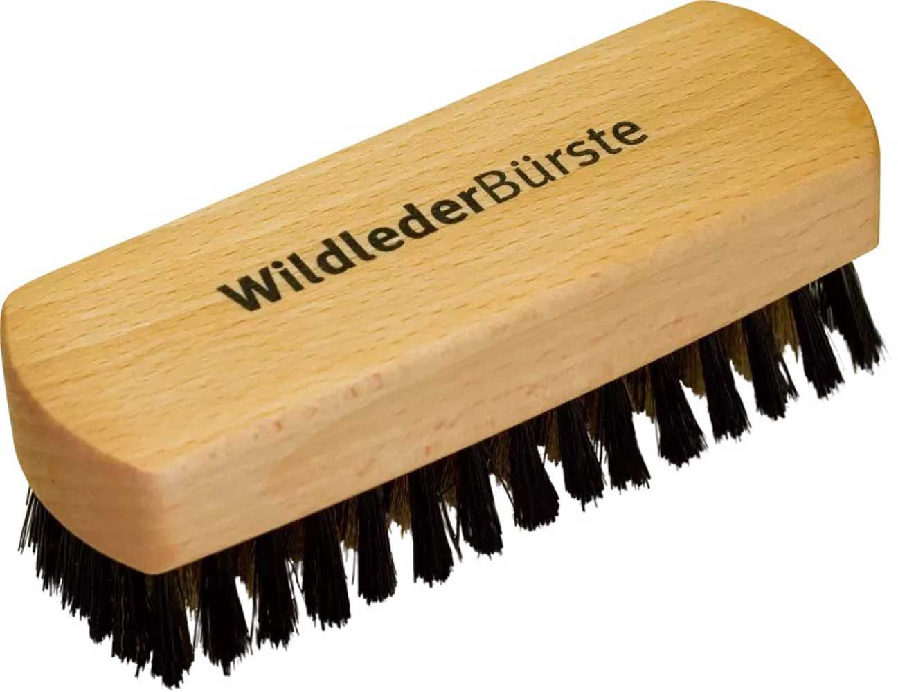 Bürstenhaus Redecker Reinigungsbürste Wildlederbürste, Messing mit Borstenrand