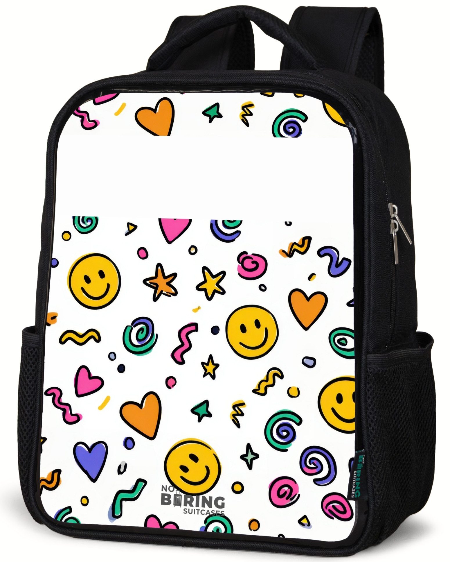 Rucksack Smiley - Herz - Stern