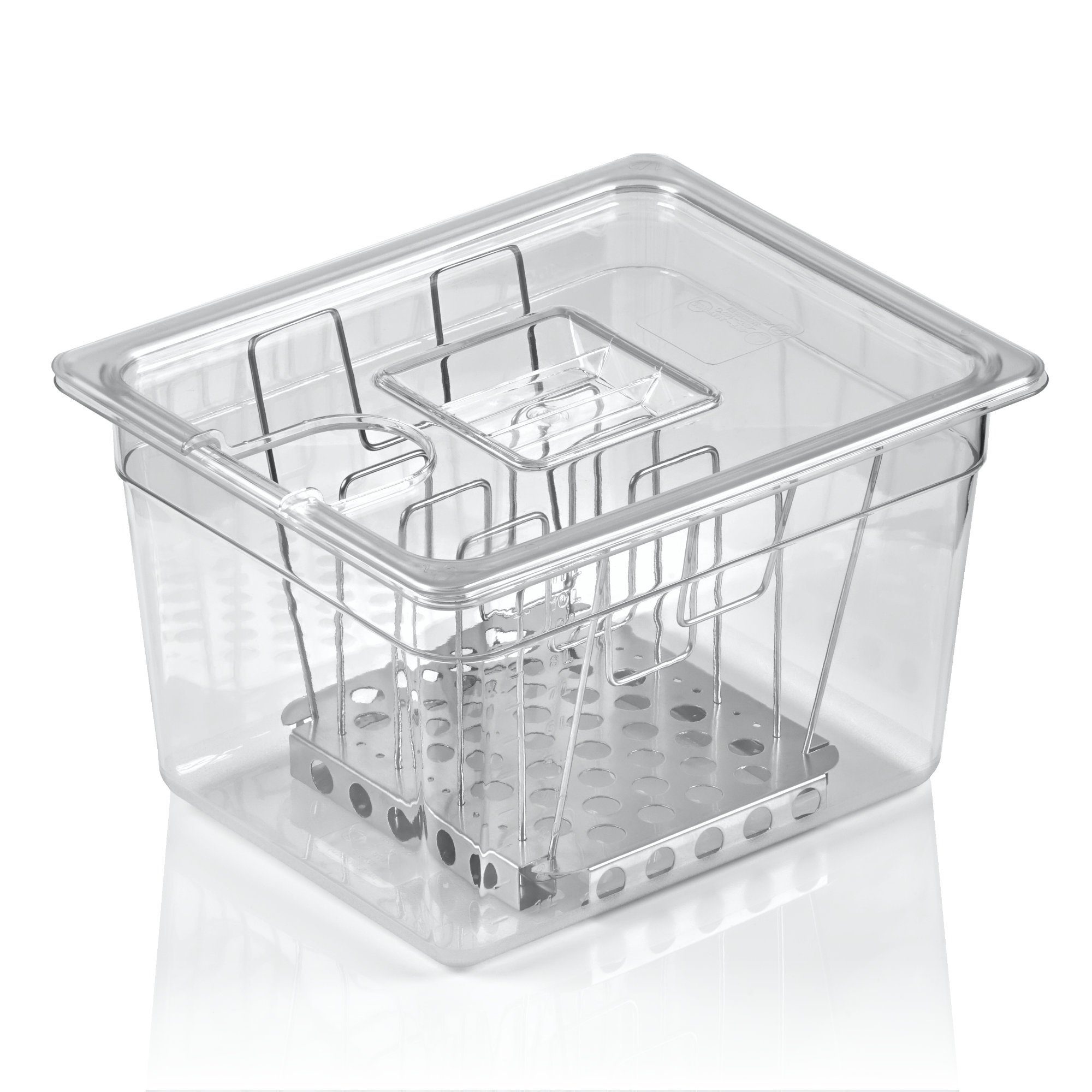 Mahlzeit Sous-Vide Garer Sous Vide Set, GN Behälter inkl. Deckel und Gestell, Verstellbar