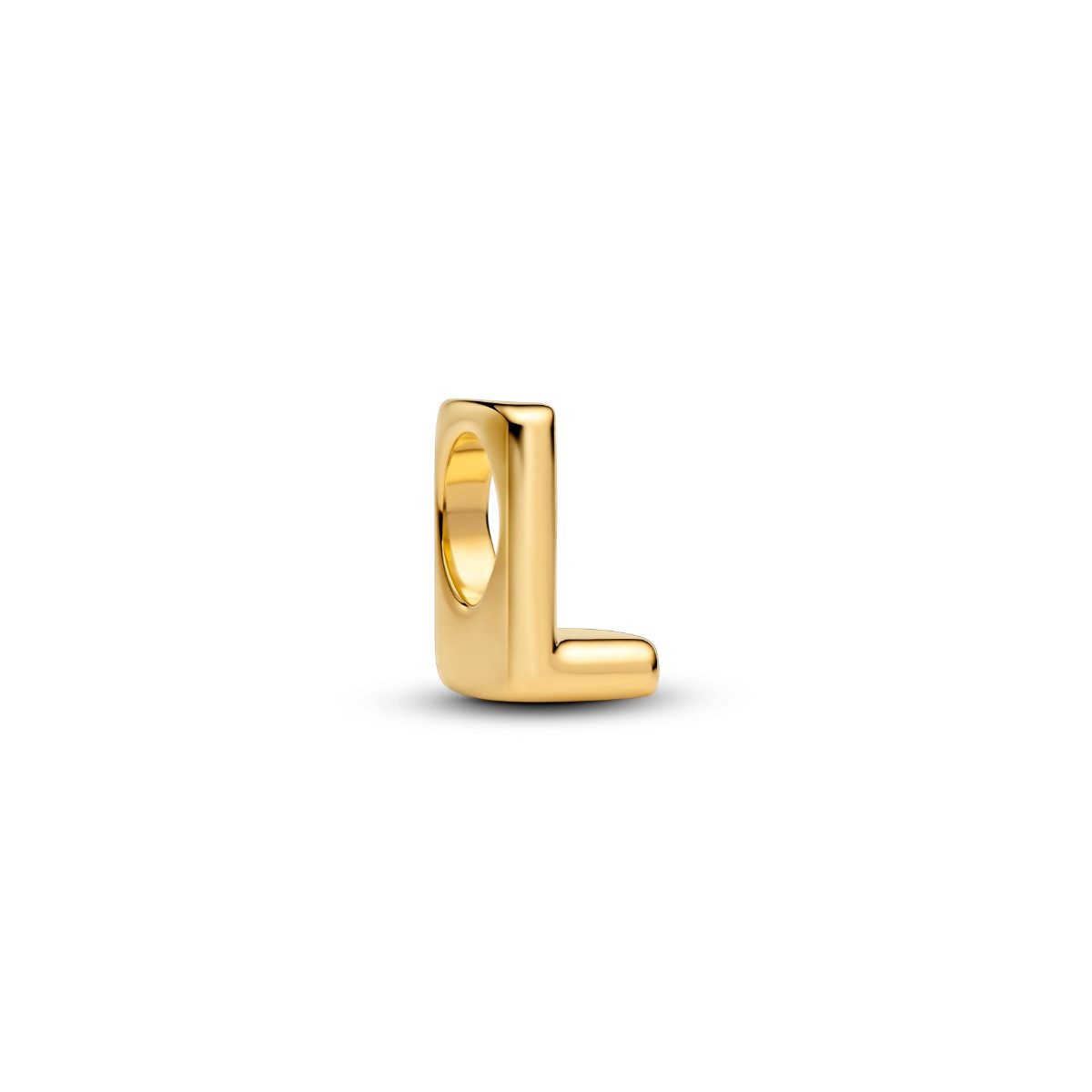 Pandora Charm Buchstabe Pandora Charm Damen Buchstabe L Alphabet 14 Karat Vergoldet 763958C00