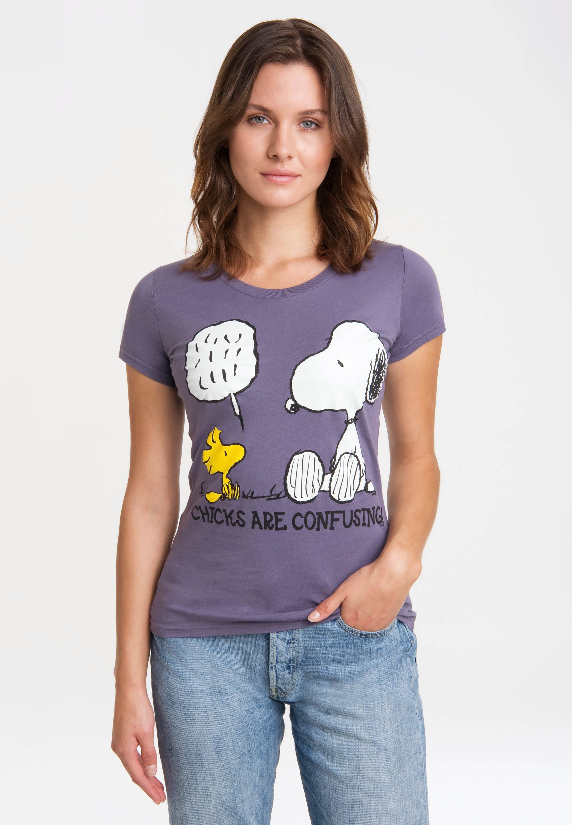 LOGOSHIRT T-Shirt Snoopy - Peanuts mit niedlichem Frontprint günstig online kaufen