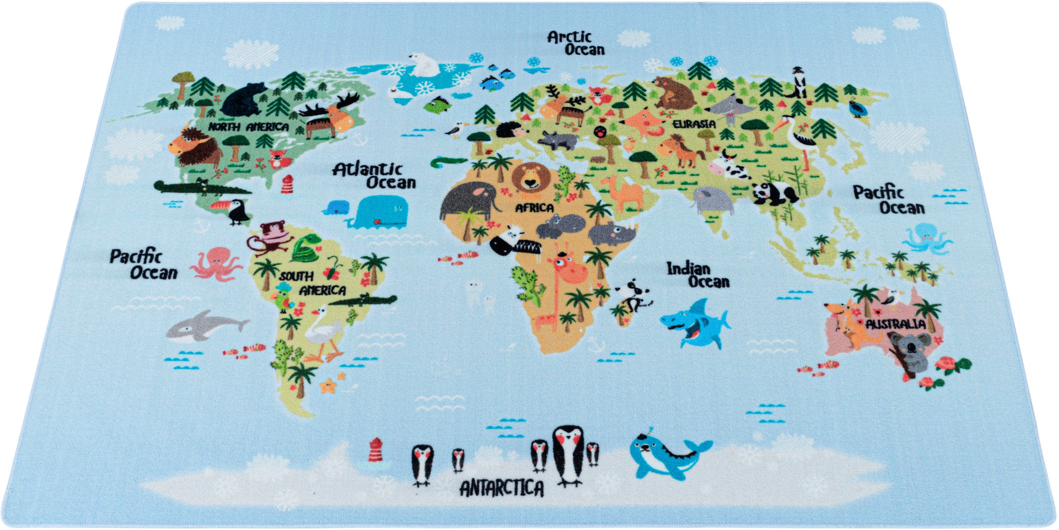 Ayyildiz Teppiche Kinderteppich PLAY 2917, rechteckig, Höhe: 6 mm, robuster günstig online kaufen