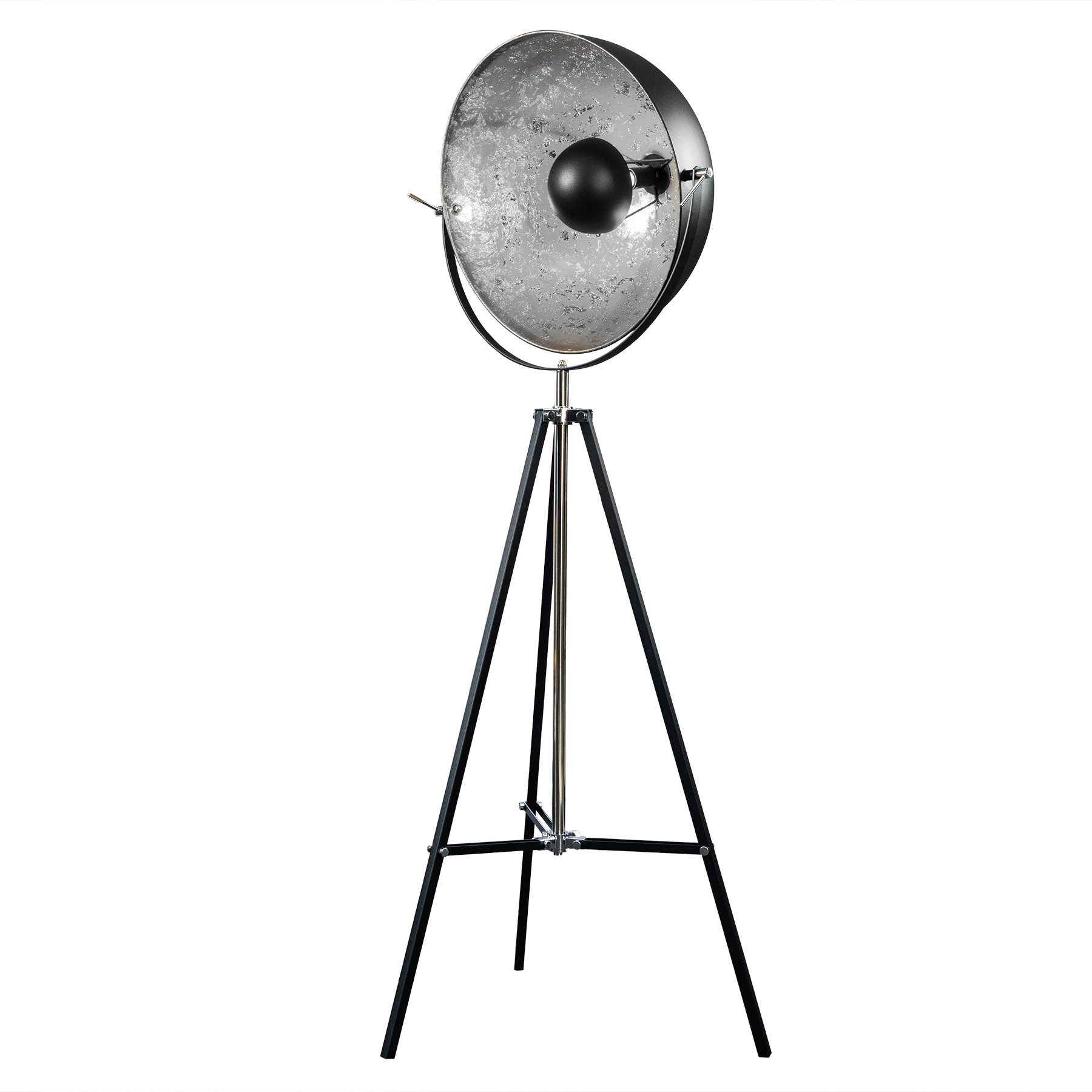 Stehlampe BIG STUDIO 170cm schwarz / silber