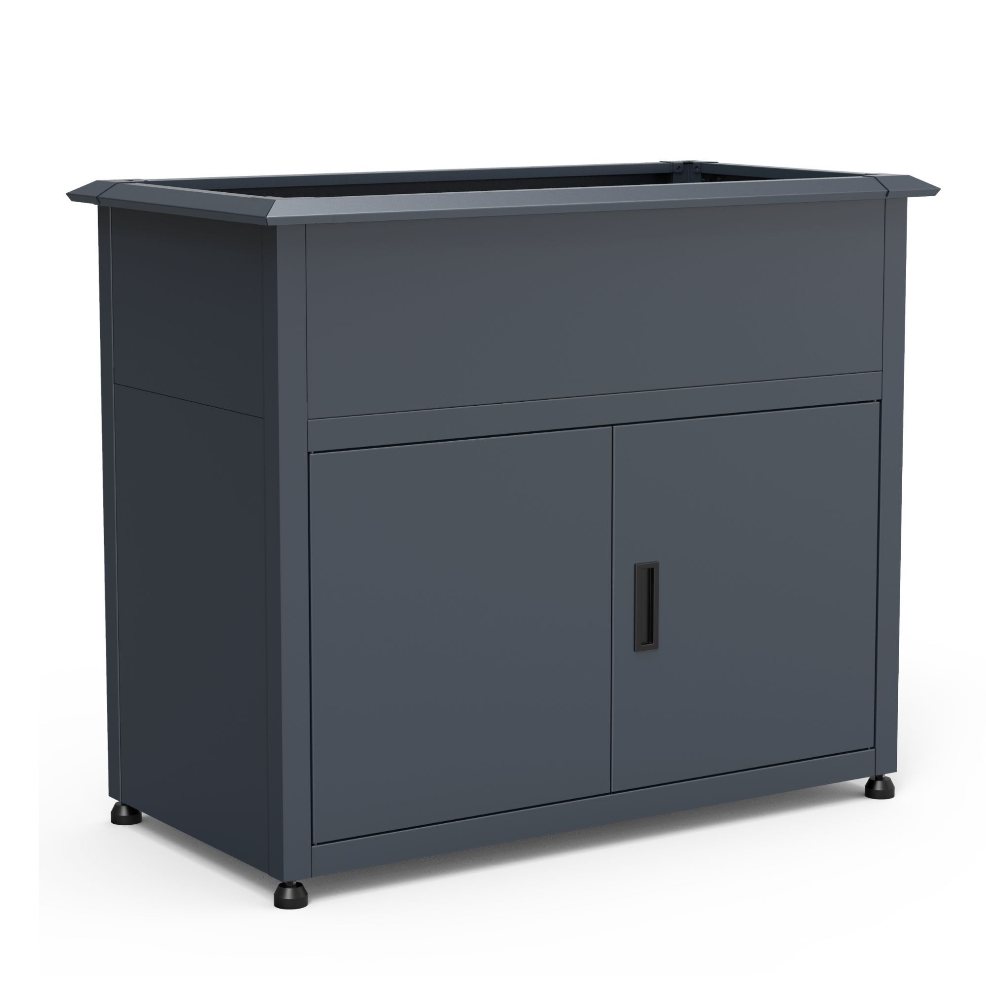 osoltus Hochbeet osoltus Hochbeet mit Stauraum und Schneckenschutz 100 x 50 x 85 cm