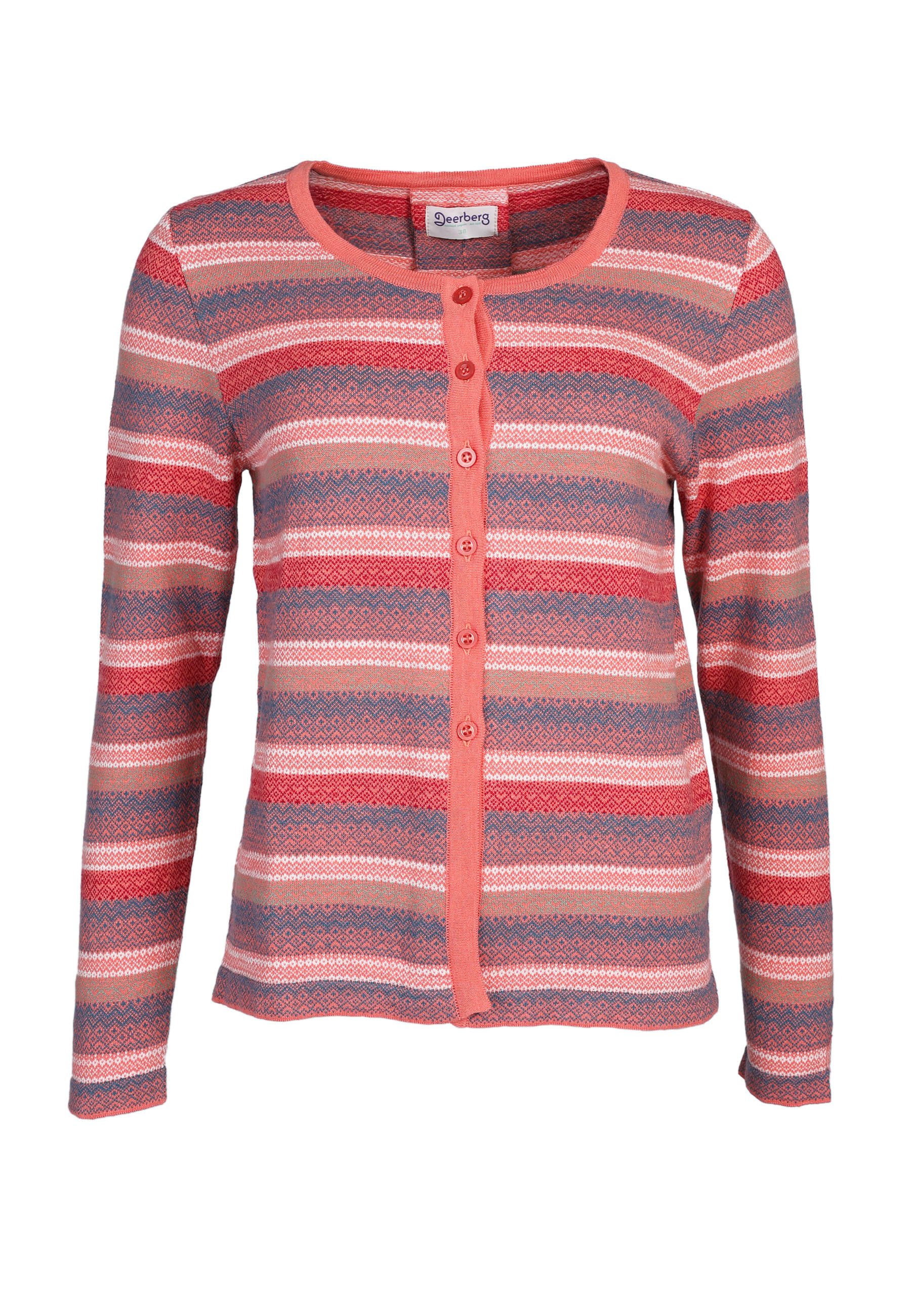 Deerberg Strickjacke Kadiri Kellerfalte am Rücken