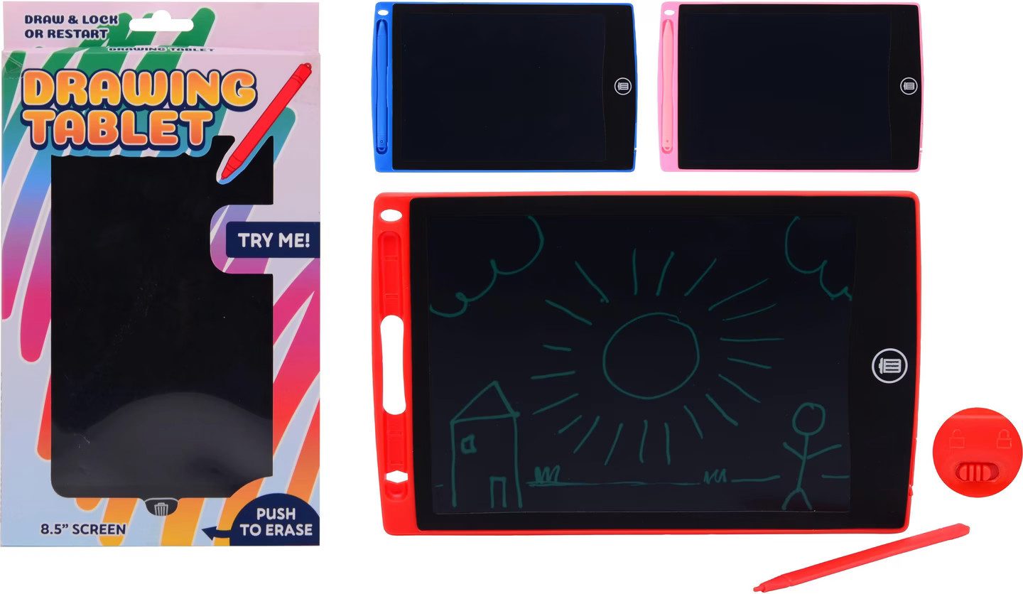 JOHNTOY Spiel LCD Schreib- & Maltafel, Drawing Tablet, Johntoy
