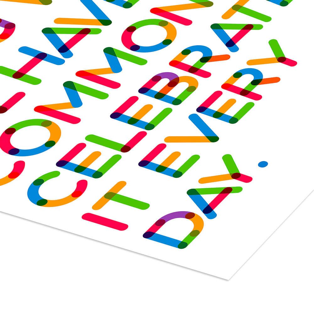 Posterlounge Wandbild Diversity I, THE USUAL DESIGNERS, erhältlich als Poster, Leinwandbild, Wandsticker oder Acrylglasbild