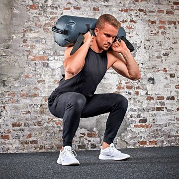 aerobis Ganzkörpertrainer Gewichtssack Fitness Sandbag, Mit Wasser, Sand oder Stahlkugeln befüllbar