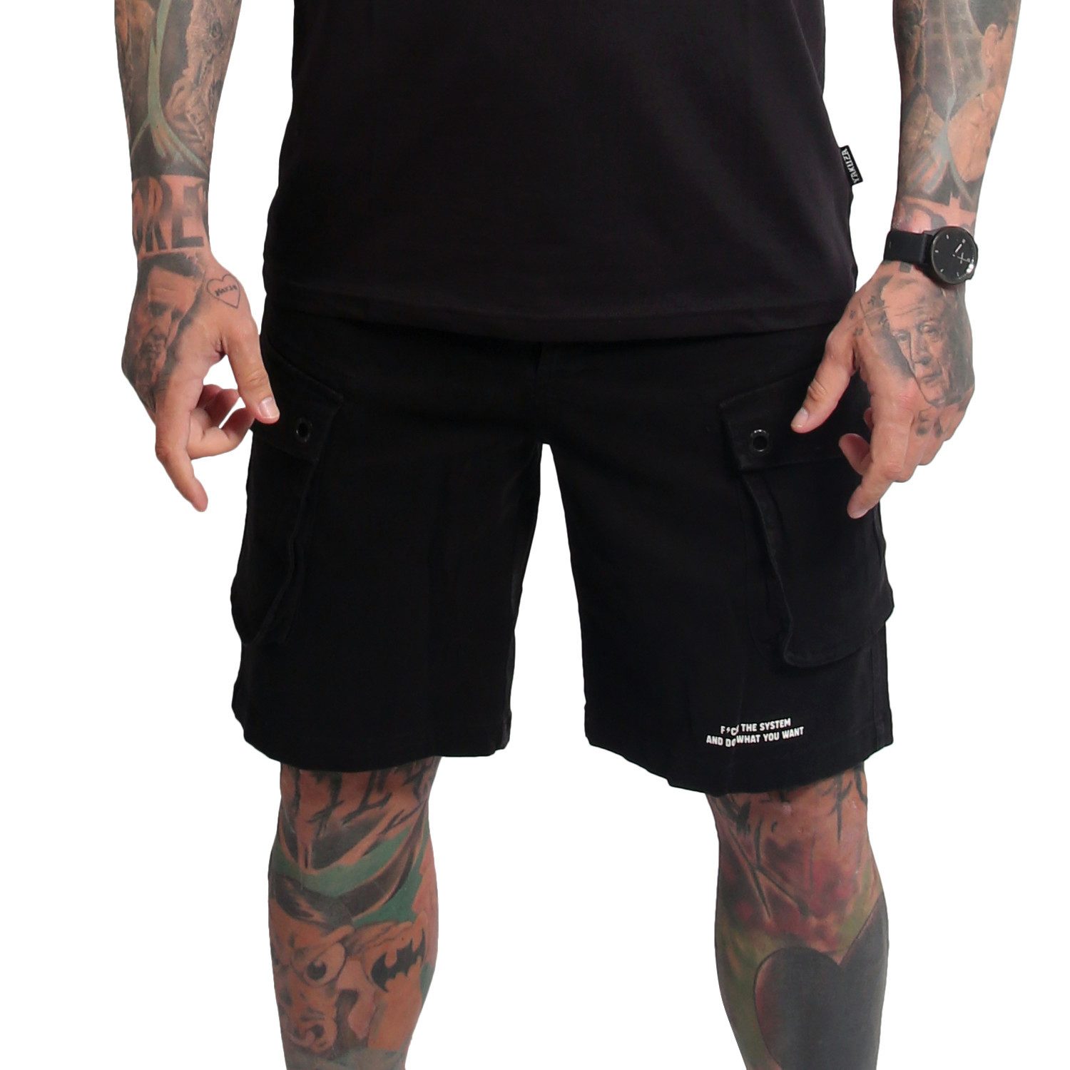 Cargoshorts Black Tar