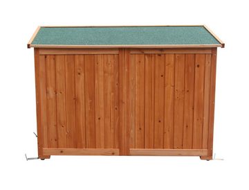 MCombo Gerätehaus MCombo Gartenschrank Geräteschuppen Werkzeugschrank 1280, Outdoor-Schrank Gartenbox, Holz, 50 X 128 X 88 cm