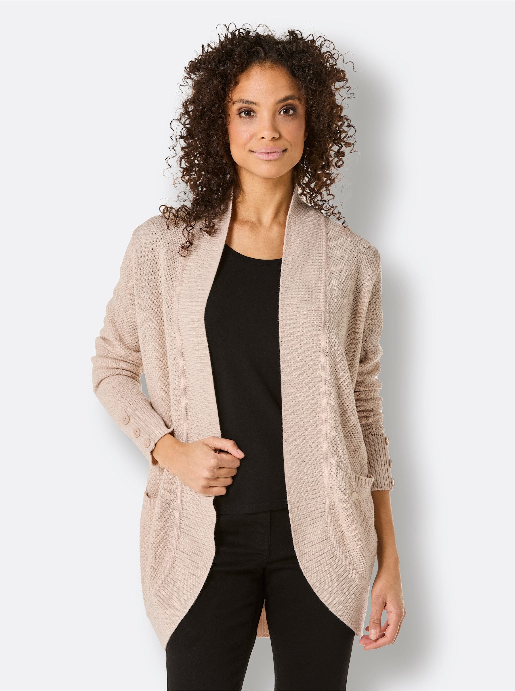 creation L Strickjacke Longstrickjacke . günstig online kaufen