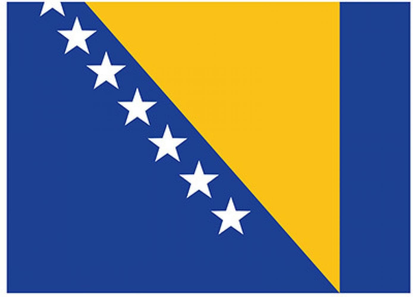 Printwear Fahne Fahne Bosnien und Herzegowina / 90 x 150 cm