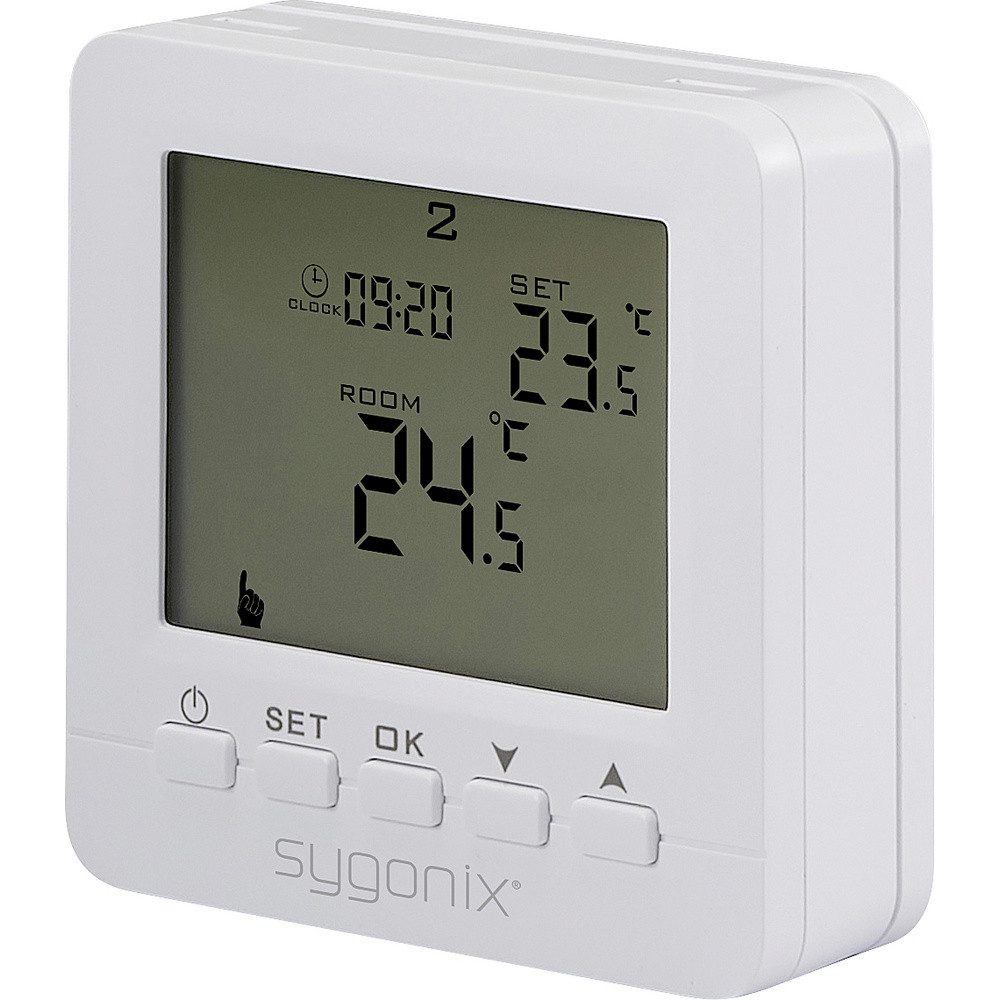 Sygonix Raumthermostat Sygonix SY-6805680 SY02B05RF Funk-Raumthermostat Aufputz Wochenprogram