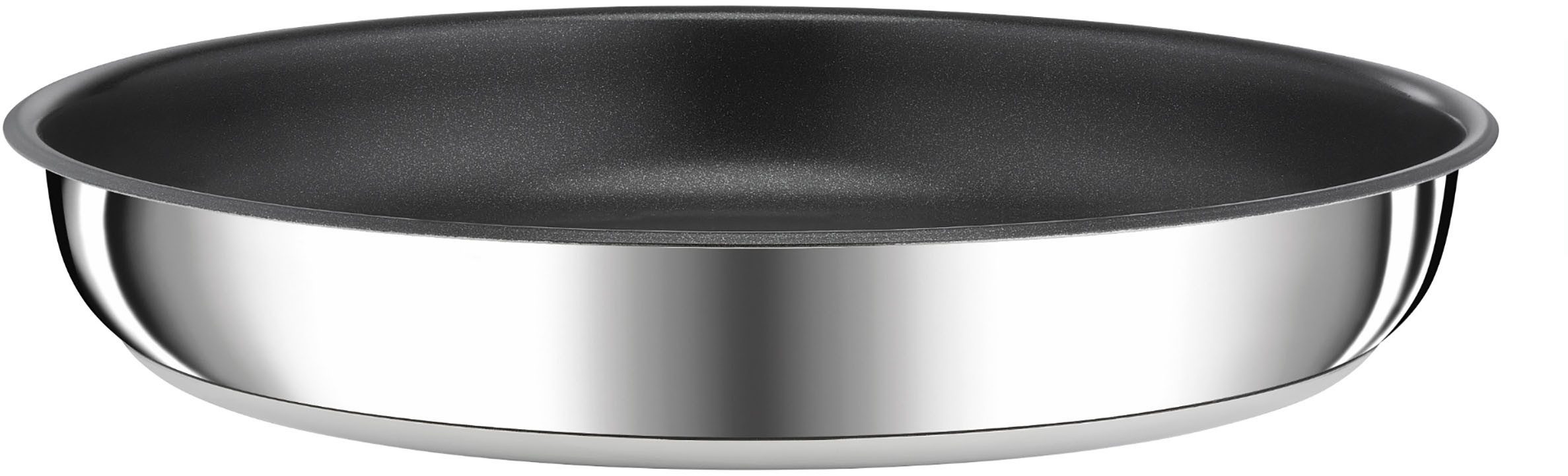 Tefal Bratpfanne Ingenio Preference, Edelstahl (1-tlg), stapelbar, Antihaftversiegelung, Thermo-Signal, 18/10-Edelstahl