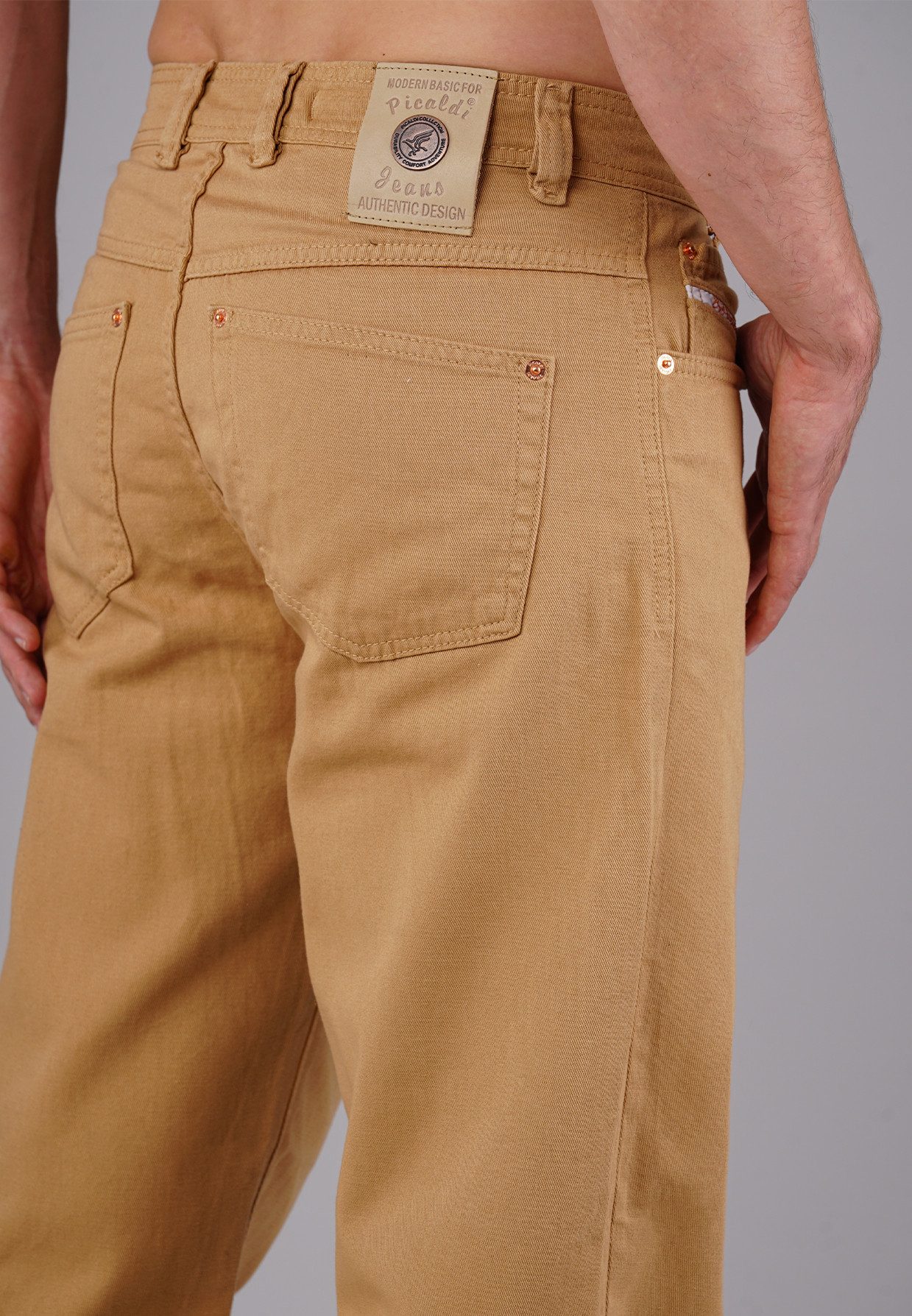 PICALDI Jeans 5-Pocket-Hose Zicco 472 Gabardine (1-tlg) 5-Pocket-Style