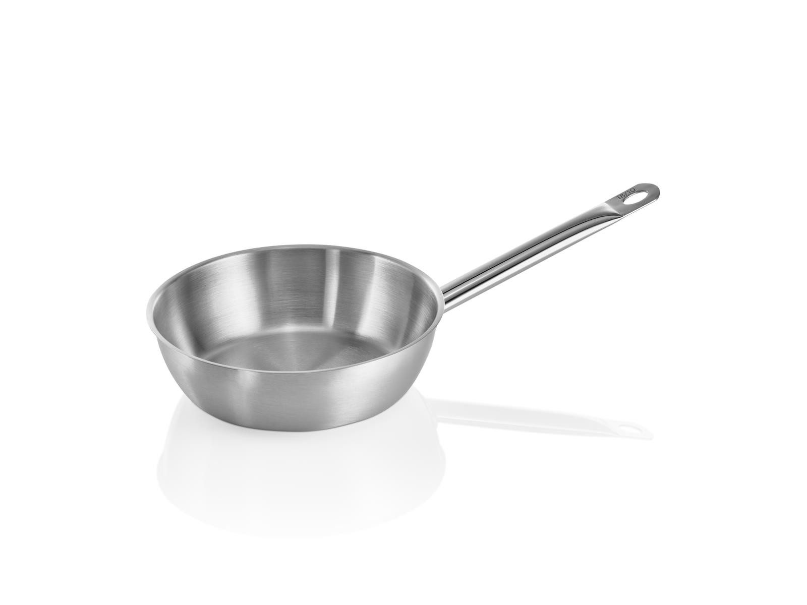 Gastro Spirit Sauteuse Sauteuse COOKWARE 21 aus Chromnickelstahl 18/10, Ø 20 cm, 1,25 l
