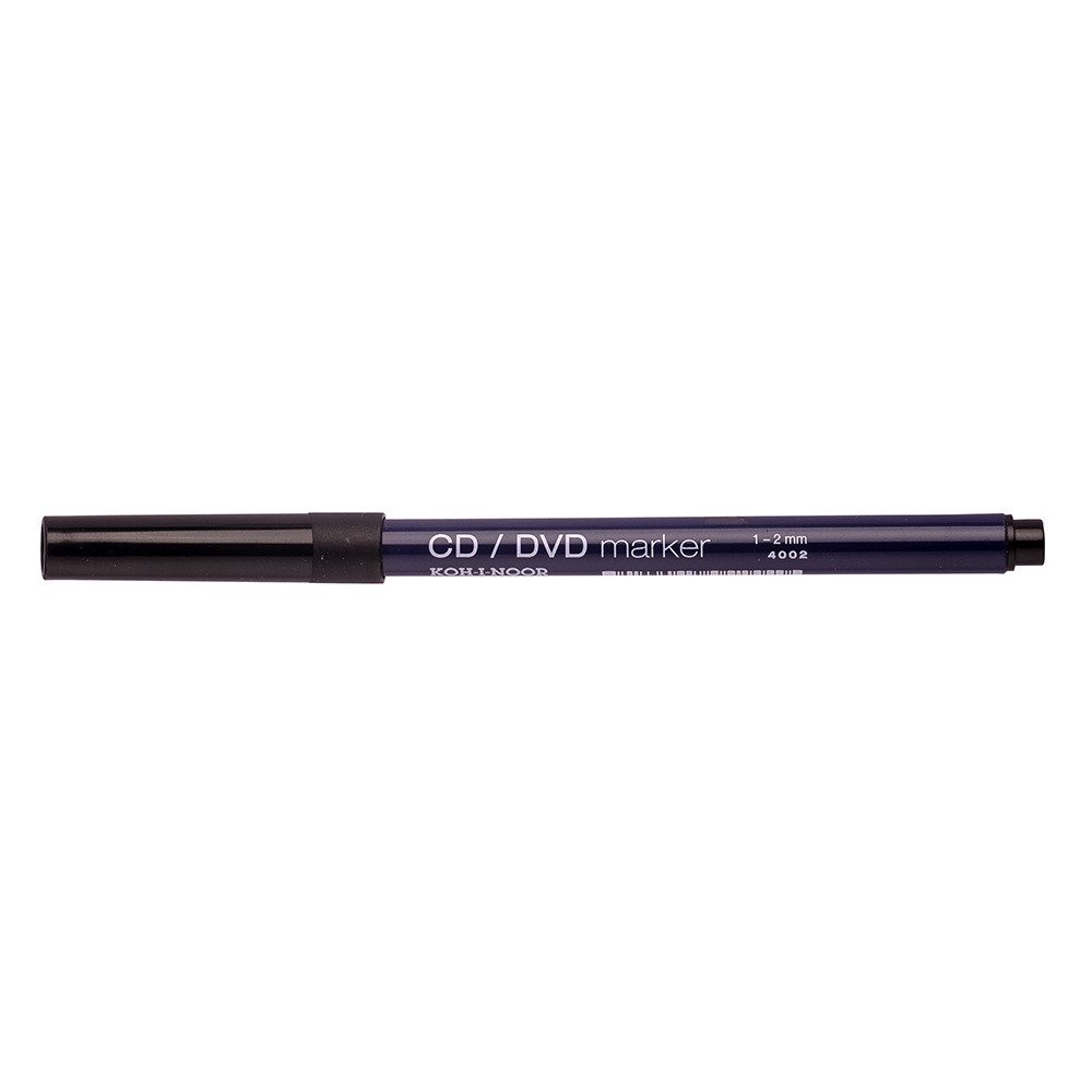 KOH-I-NOOR Marker KOH Marker CD / DVD / Blu-ray 4002 Rundspitze 1-2 mm schwarz