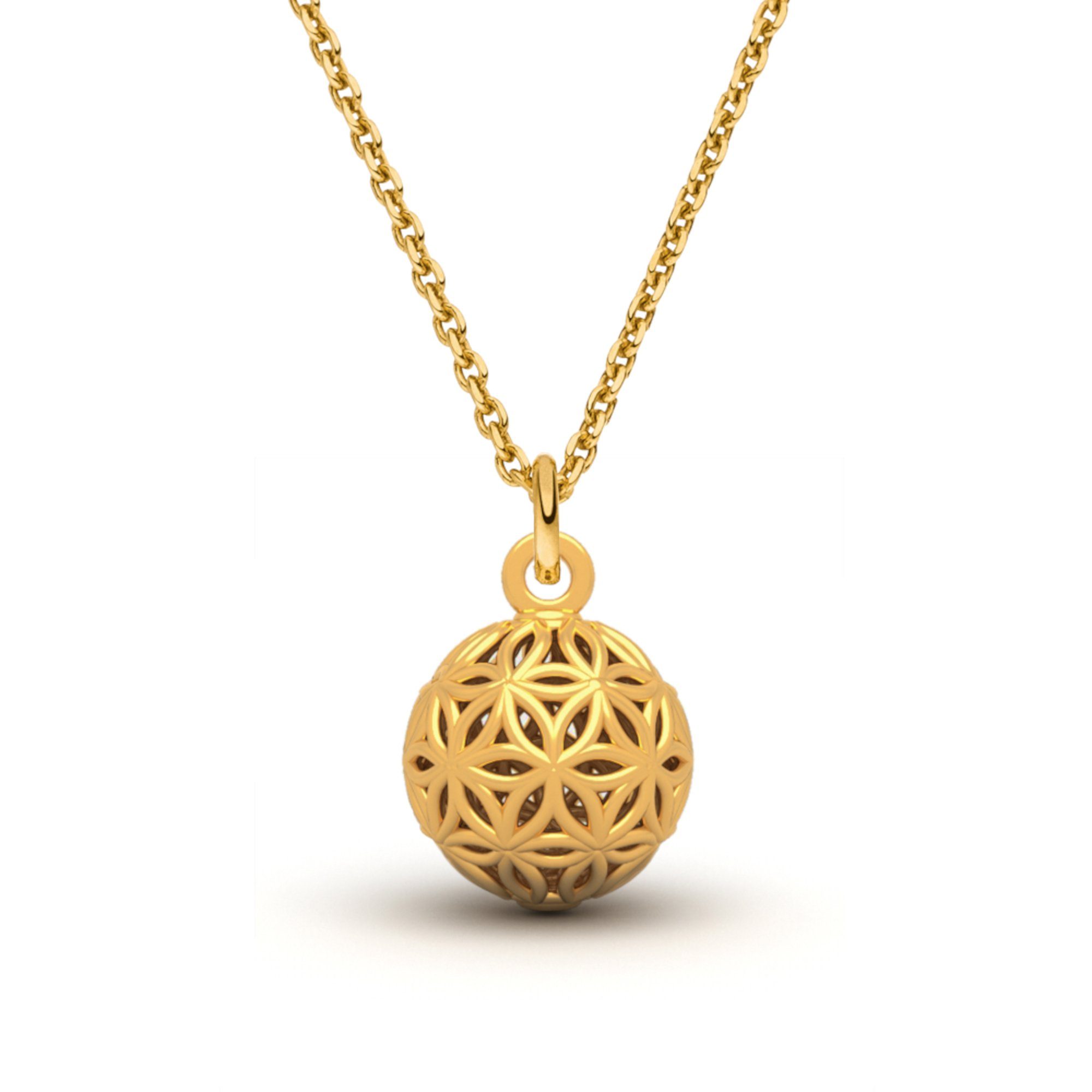 SCHOSCHON Charm-Kette Blume des Lebens Kugelanhänger günstig online kaufen