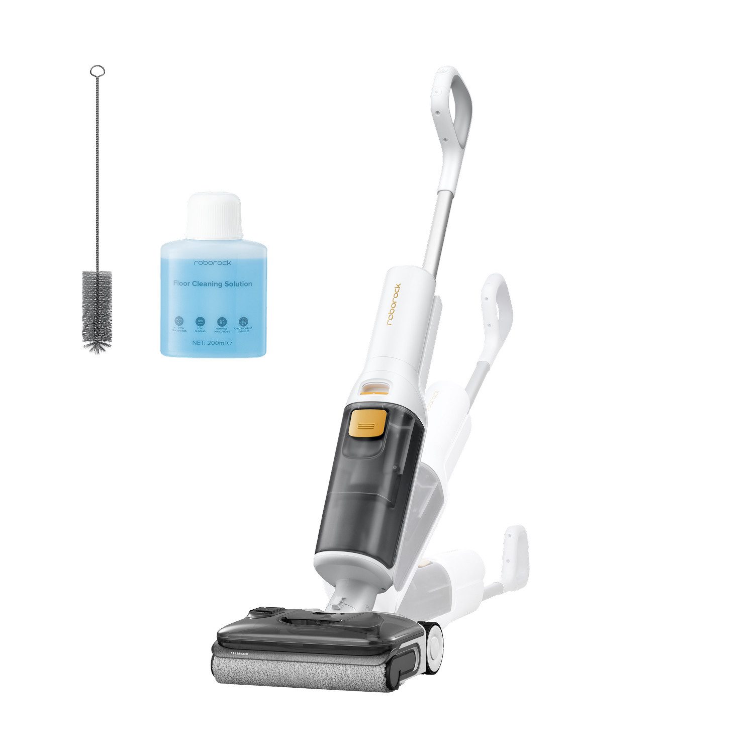 Roborock Nass-Trocken-Akkusauger roborock F25 GT Reihe, 180°-Flachmodus,Hochtemperatur-Selbstreinigung und Trocknung