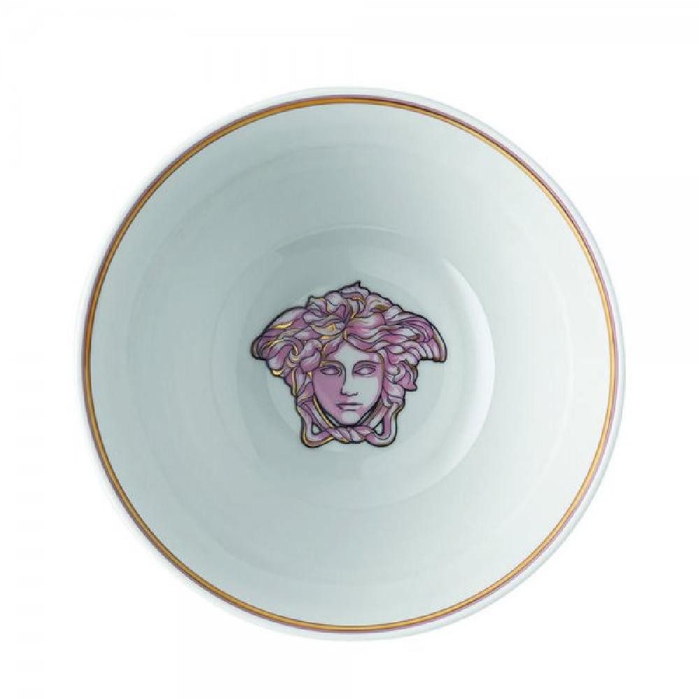 Versace Schüssel by Rosenthal Schale Suppenschale Medusa Amplified Pink Coin (15cm)