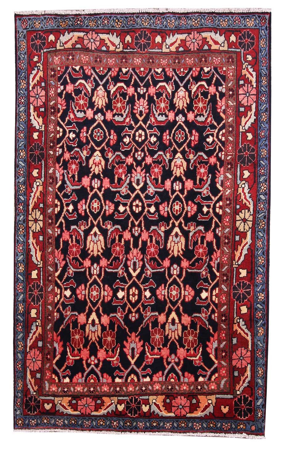 Orientteppich Perserteppich Hamadan 215 x 131 cm