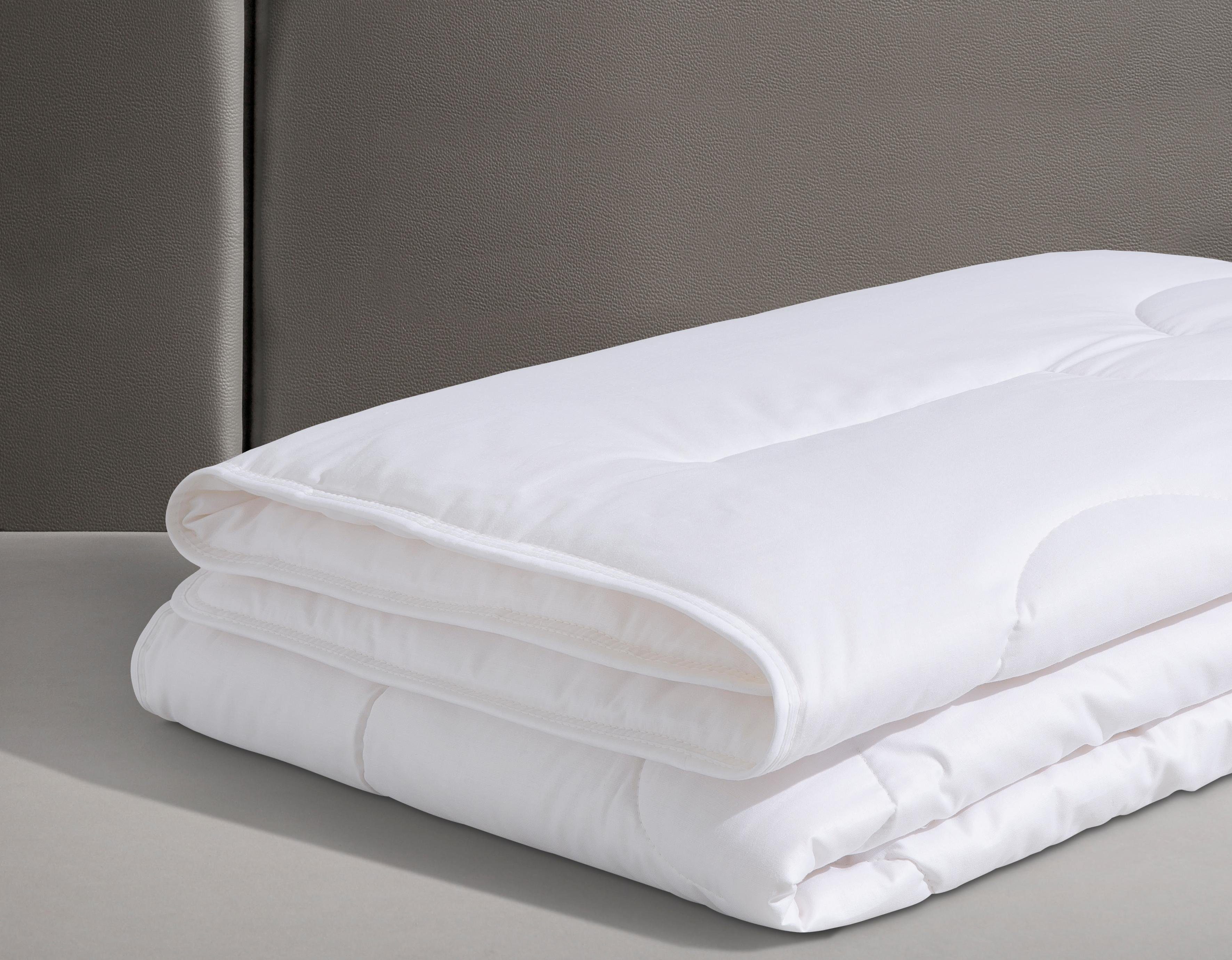 fan Naturfaserbettdecke Baumwolle, Füllung: 100% Baumwolle, Bezug: 100% Baumwolle, Bettdecke in 135x200 cm und weiteren Größen, für Sommer oder Winter