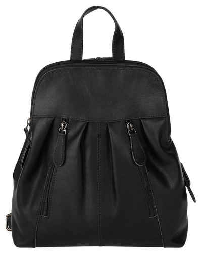 Cluty Cityrucksack, echt Leder