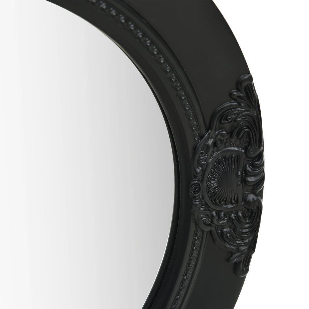 Barock-Stil 50 furnicato Schwarz cm Wandspiegel im