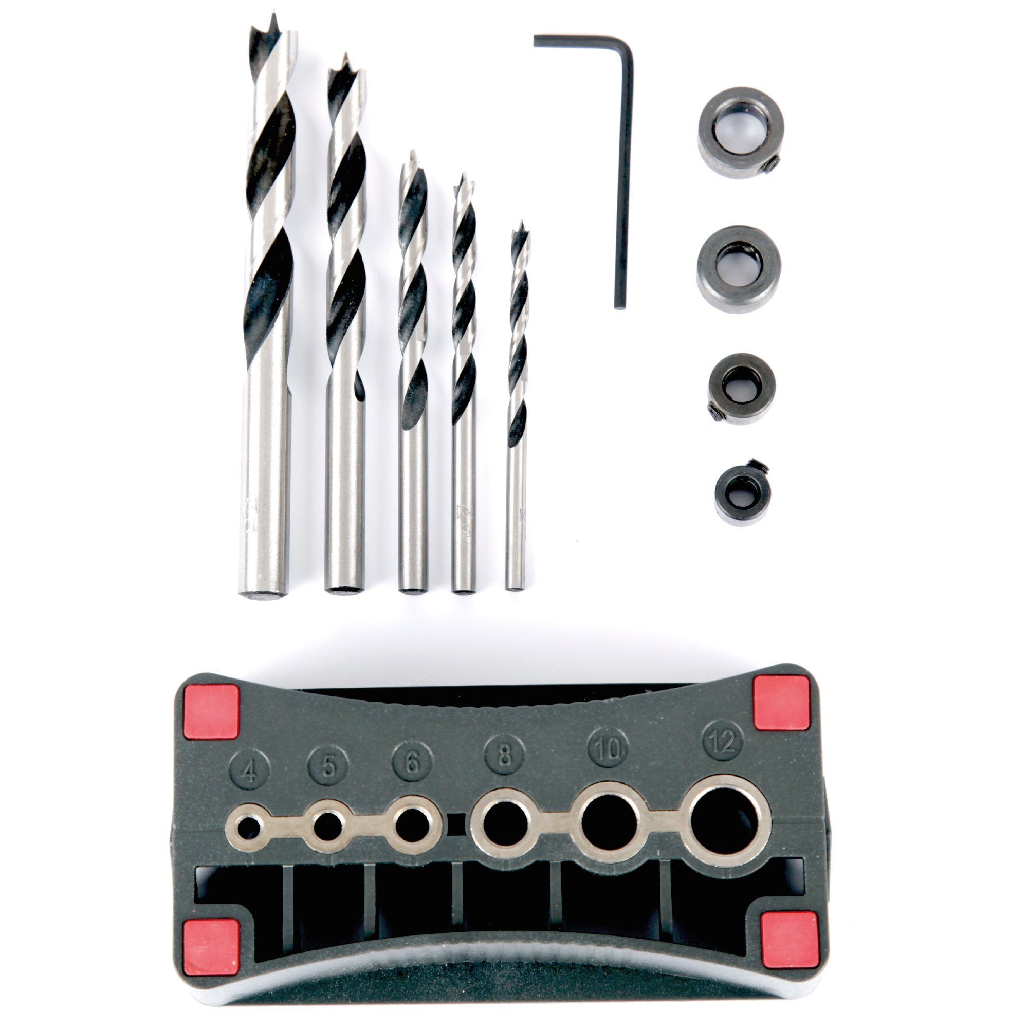 MEISTERCRAFT Bohrersatz Bohrerset, (11-tlg), Holzbohrer Set inkl. Bohrschab günstig online kaufen