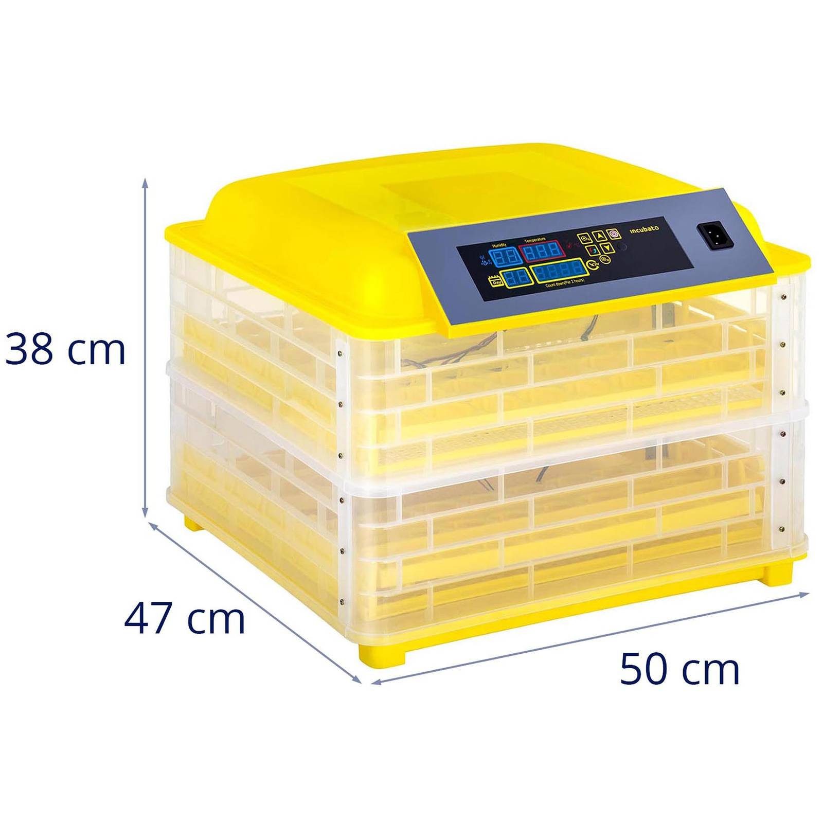 incubato Reptilieninkubator Brutmaschine 96 Eier Brutautomat Ei-Inkubator Brutapparat Schierlampe