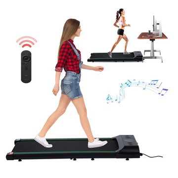 FOXSPORT Laufband Laufbänder FSZ1-401 (Walking Pad, Treadmill, mit Bluetooth, Lautsprechern, leiser Motor), smartes LED Laufband bis 6 km/h, Walkingband bis 100 kg
