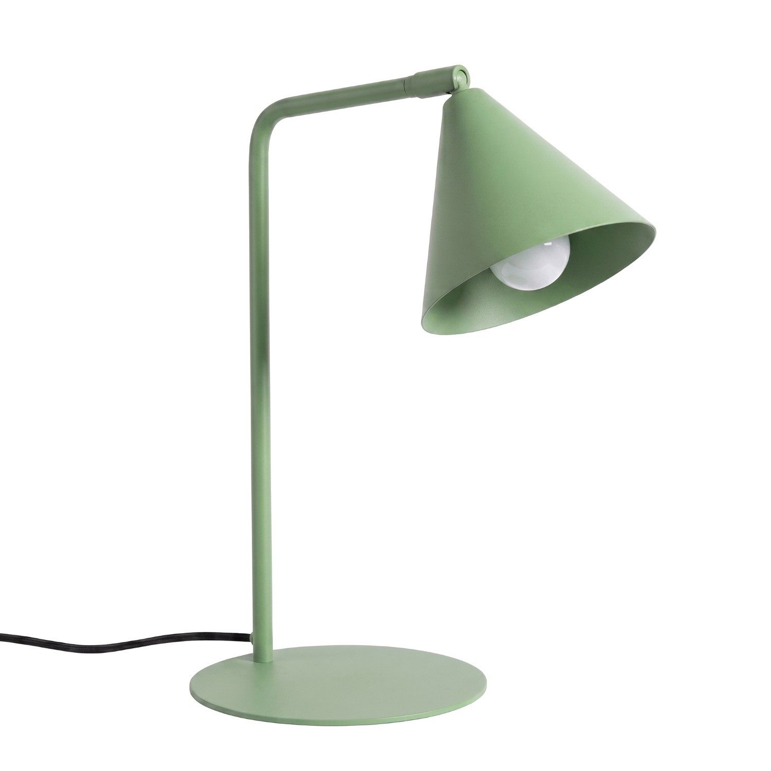 SOLLUX lighting Schreibtischlampe Schreibtischleuchte NOX salbeigrün, Nicht enthalten