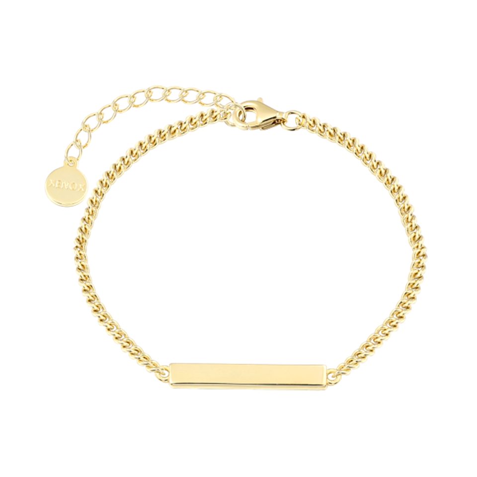 XENOX Armband XENOX Armband Tag mit Platte Vergoldet XS91755G