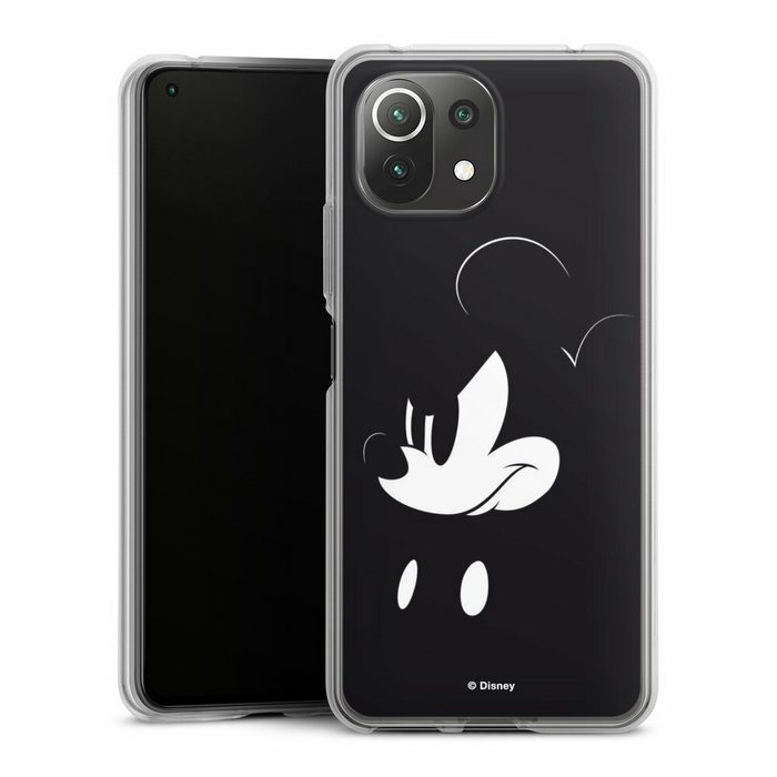 DeinDesign Handyhülle Mickey Mouse Offizielles Lizenzprodukt Disney Mickey Mouse - Mad Xiaomi Mi 11 Lite Silikon Hülle Bumper Case Handy Schutzhülle