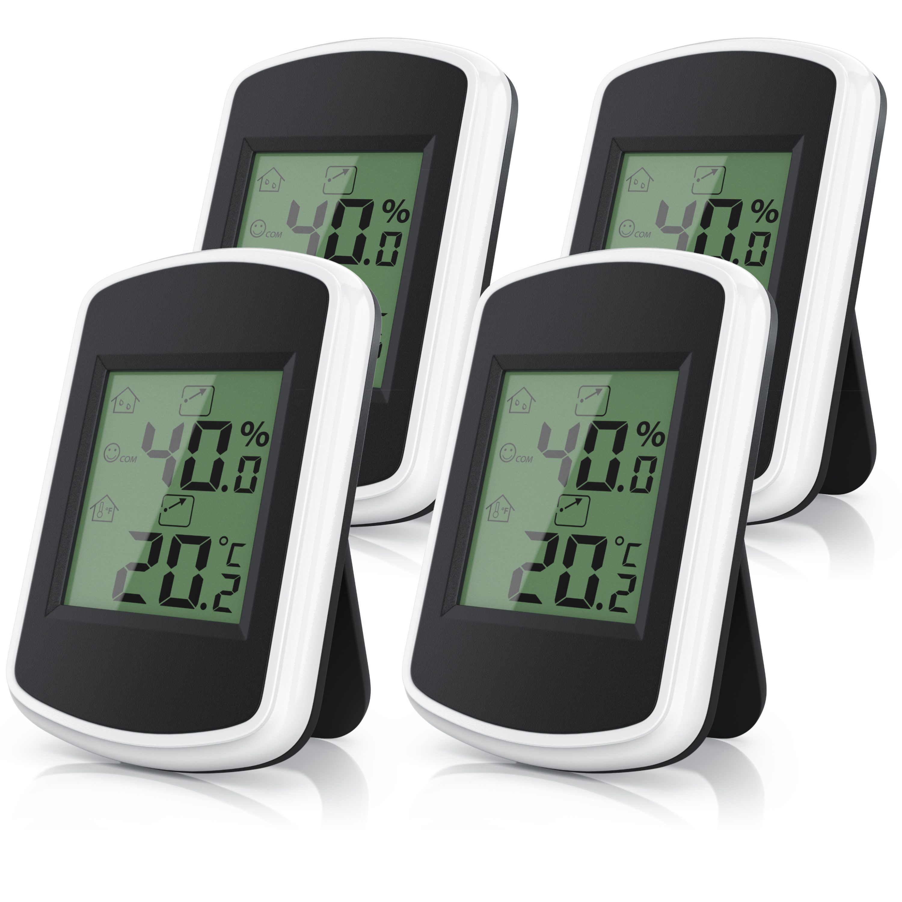 BEARWARE Hygrometer 4x Digitales Thermo-Hygrometer, Indikator für Gewächsha günstig online kaufen