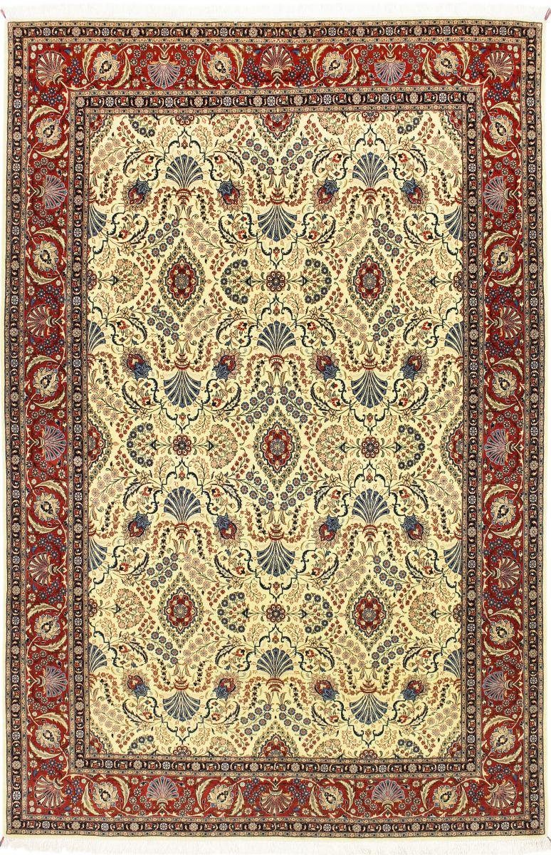 Orientteppich Isfahan Ilam Sherkat Farsh rechteckig, Handgeknüpfter, 8 Höhe: Trading, Nain 187x285 Seidenkette mm