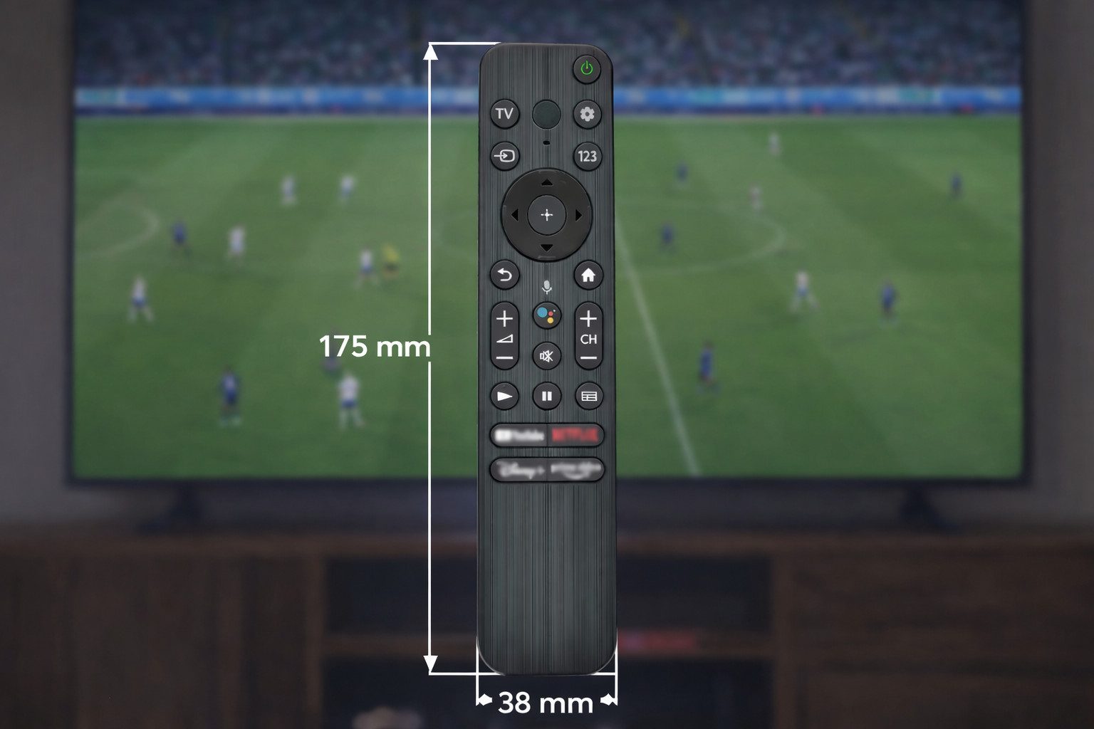 azurano Ersatz für SONY RMF-TX800U RMFTX800U 101369112 VOICE Remote Universal-Smart-TV-Fernbedienung