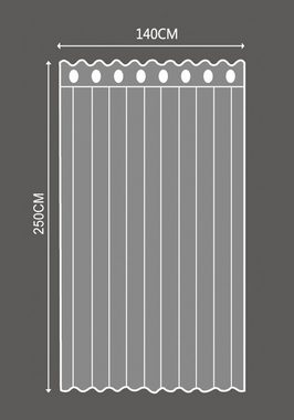 Verdunkelungsvorhang Verdunkelungsgardinen B: 140 cm x H: 250 cm, sossai®, Ösen (1 St), verdunkelnd, Farbe: Grau