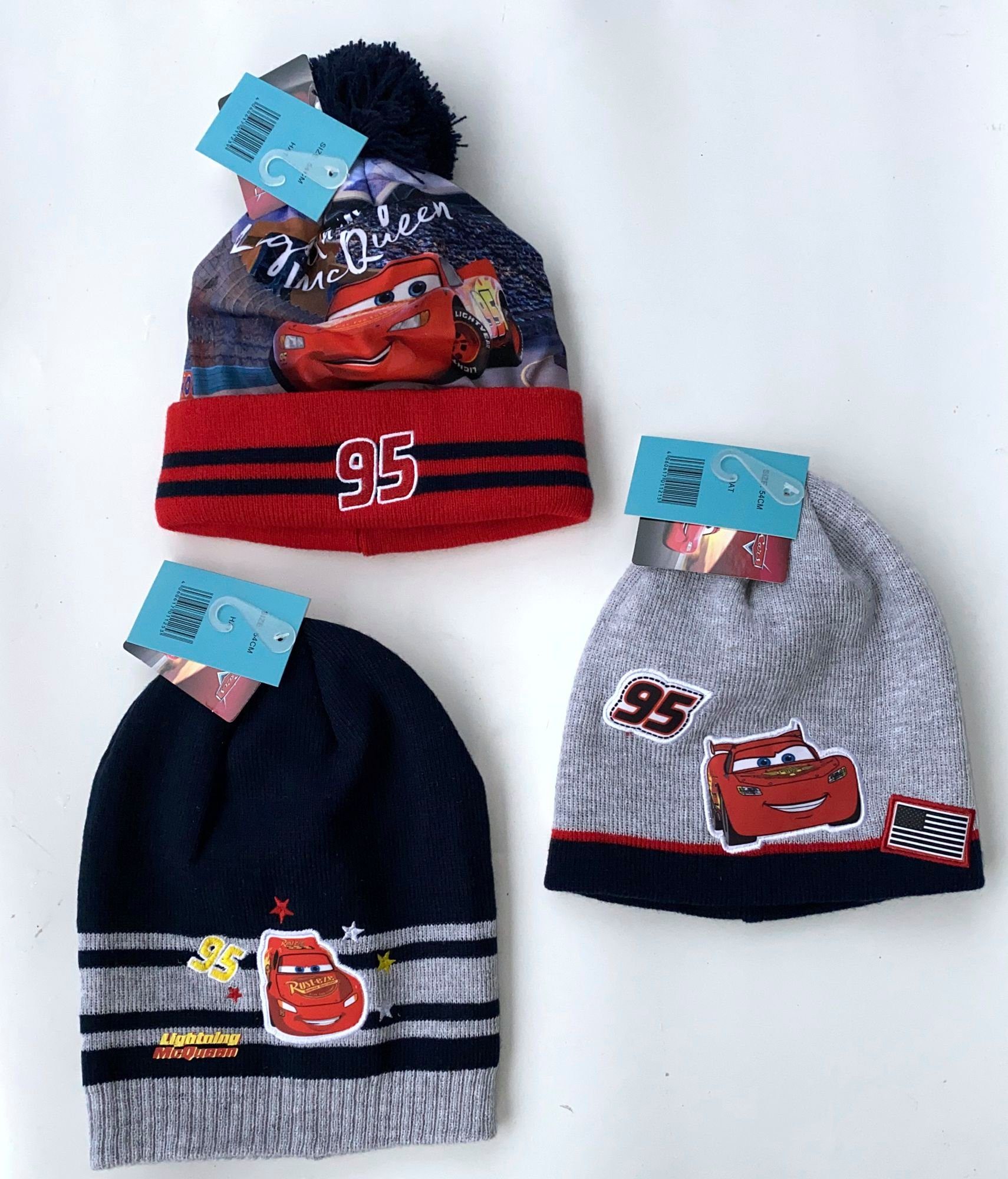 Cars Strickmütze CARS Kindermütze Jungen Mütze Wintermütze warm und weich