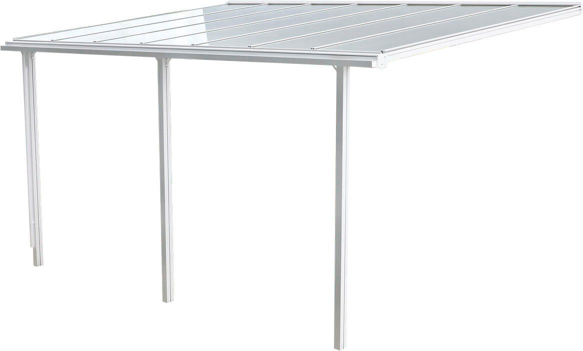 Beckmann Terrassendach TREND Gr. 3, BxT: 435x250 cm, Bedachung Doppelstegplatten