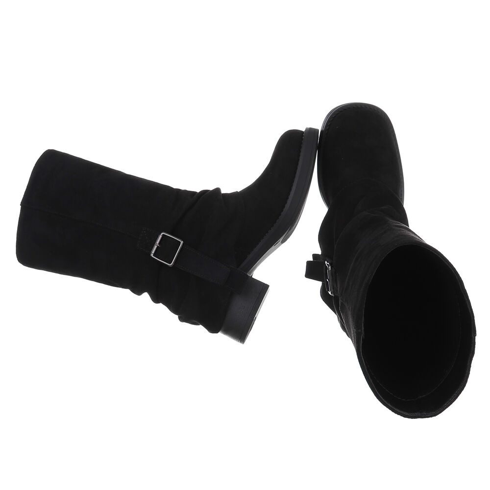 Ital-Design Damen Stiefel mit Schnalle – Komfortabel und Elegan Westernstie günstig online kaufen