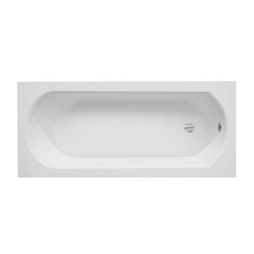 KOLMAN Badewanne Rechteck Intrica Slim 160x75, Wannenträger Styroporverkleidung, Ablauf VIEGA & Füße GRATIS