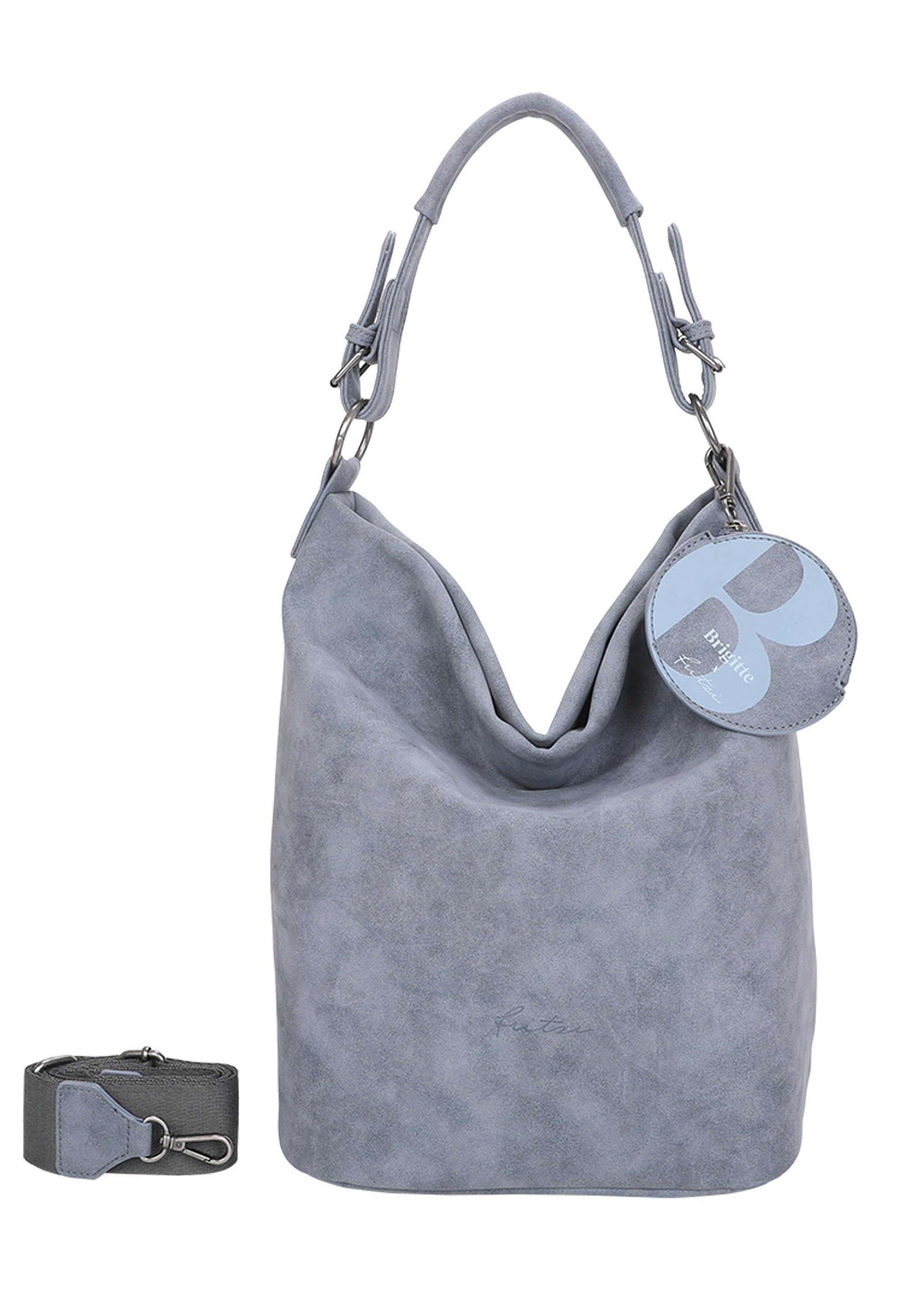 Fritzi aus Preußen Schultertasche Brigitte x fritzi Special Hobo01, mit abnehmbarem Anhänger