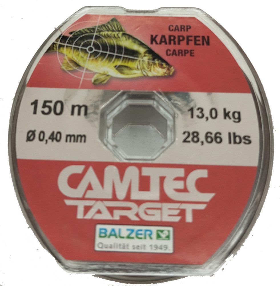 Angelschnur Balzer Karpfenschnur CAMTEC TARGET 150m/0,40mm