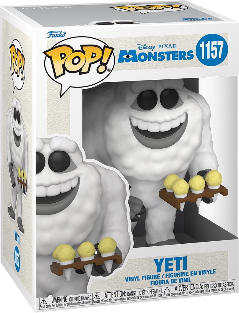 Funko Spielfigur Disney Pixar Monsters - Yeti 1157 Pop!
