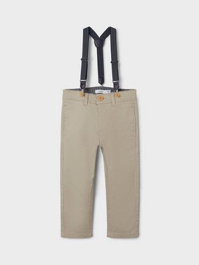 Name It Chinohose Chino Hose Gerade Twill 7117 in Beige