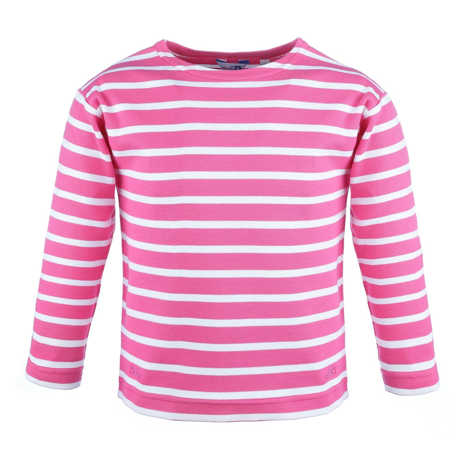 magnolia Longsleeve mit / für Langarmshirt weiß Jungen Bretonisches Mädchen (26) modAS Streifen Kinder Shirt